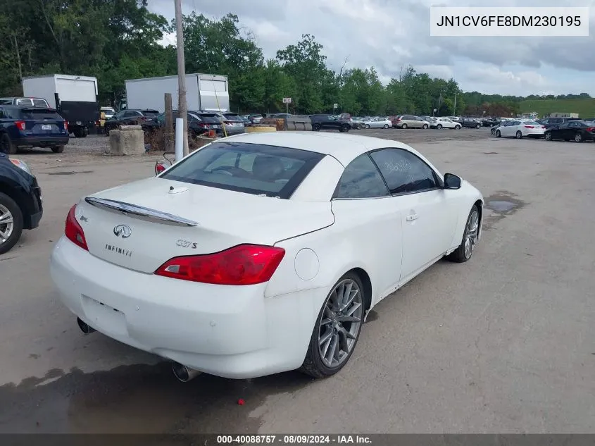 JN1CV6FE8DM230195 2013 Infiniti Ipl G