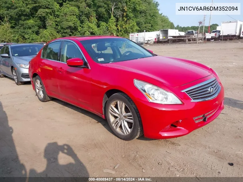 JN1CV6AR6DM352094 2013 Infiniti G37X