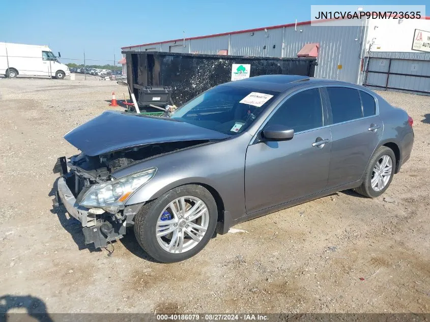 2013 Infiniti G37 Journey VIN: JN1CV6AP9DM723635 Lot: 40186079