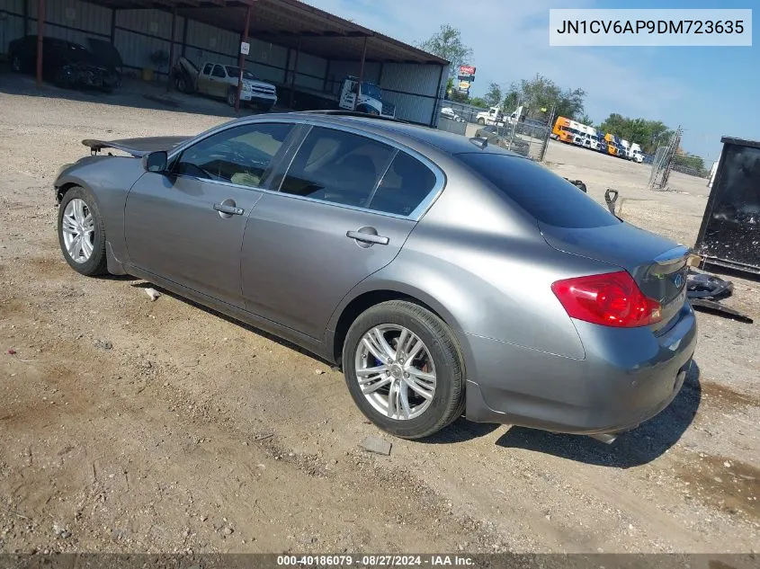 2013 Infiniti G37 Journey VIN: JN1CV6AP9DM723635 Lot: 40186079