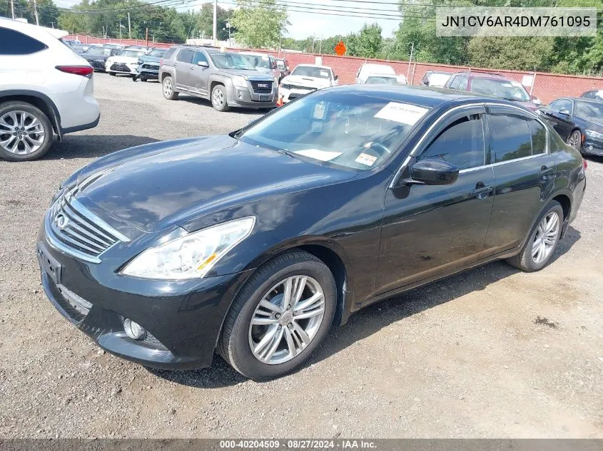 2013 Infiniti G37X VIN: JN1CV6AR4DM761095 Lot: 40204509