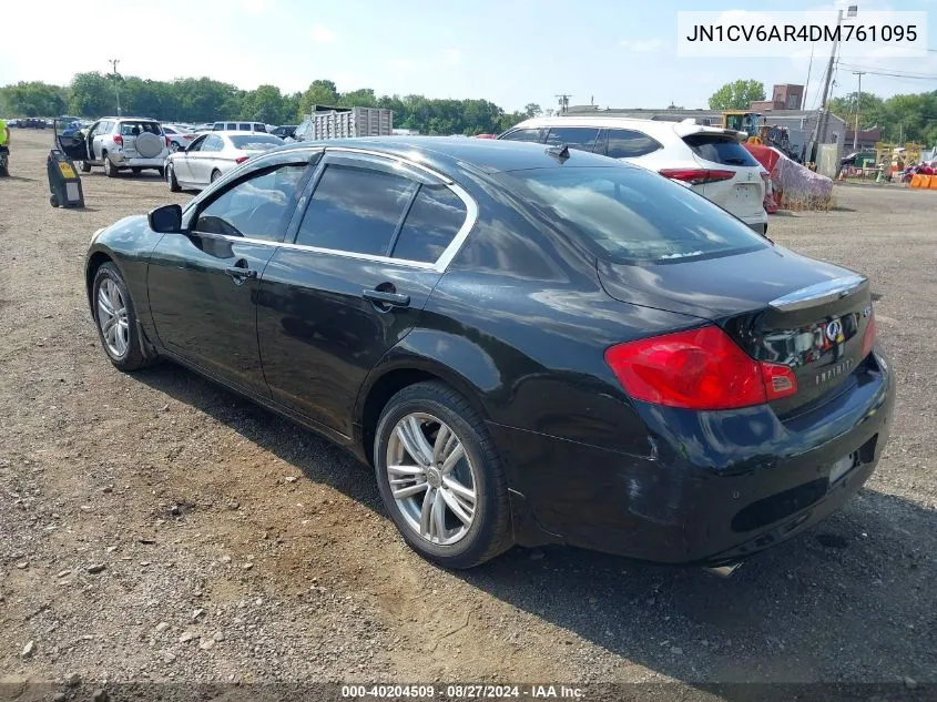 2013 Infiniti G37X VIN: JN1CV6AR4DM761095 Lot: 40204509