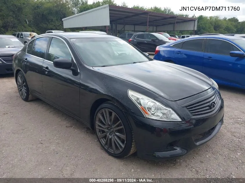 2013 Infiniti G37 Journey/Sport VIN: JN1CV6AP7DM711760 Lot: 40288298