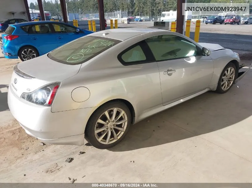 2013 Infiniti G37 Journey VIN: JN1CV6EK0DM923947 Lot: 40348670