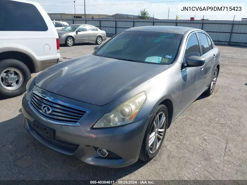 2013 Infiniti G37 Journey/Sport VIN: JN1CV6AP9DM715423 Lot: 40384617