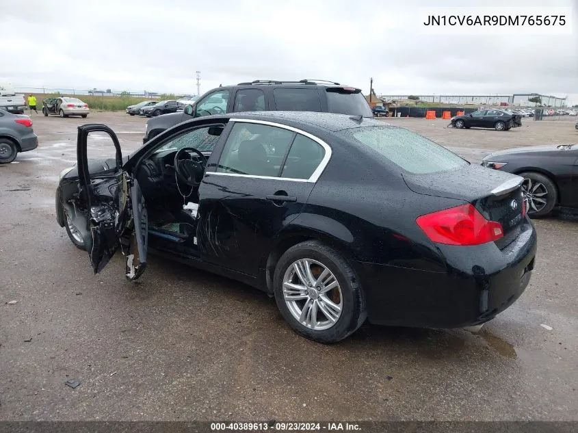 2013 Infiniti G37 VIN: JN1CV6AR9DM765675 Lot: 40389613