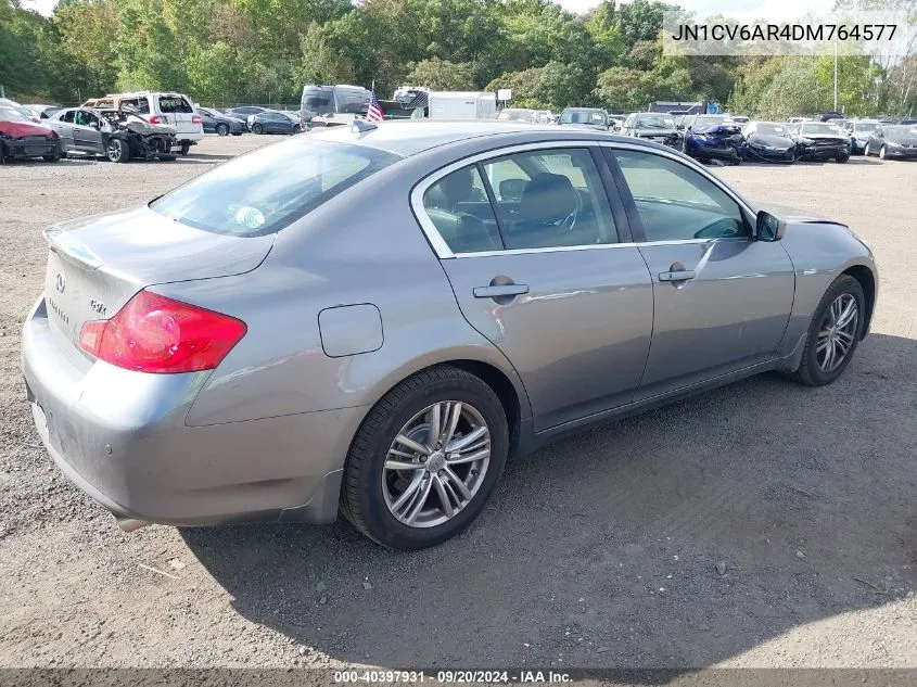 2013 Infiniti G37X VIN: JN1CV6AR4DM764577 Lot: 40397931