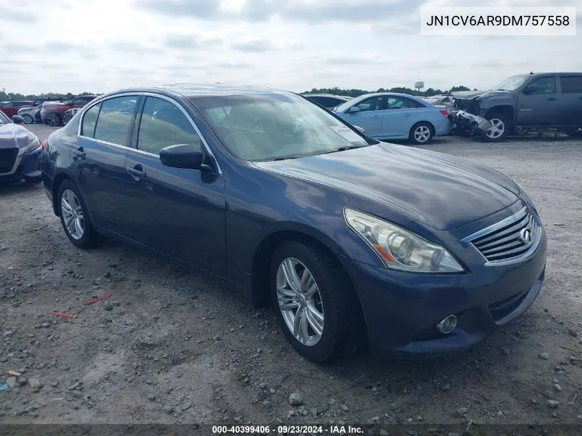 JN1CV6AR9DM757558 2013 Infiniti G37X