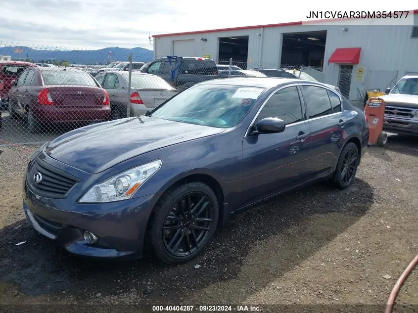 2013 Infiniti G37 VIN: JN1CV6AR3DM354577 Lot: 40404287