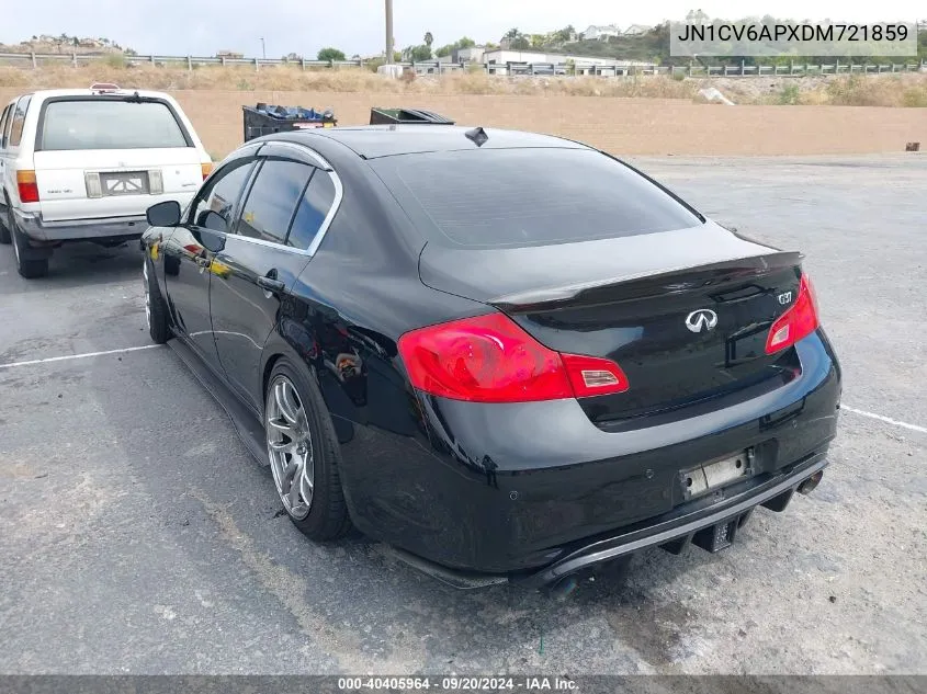 2013 Infiniti G37 Journey VIN: JN1CV6APXDM721859 Lot: 40405964