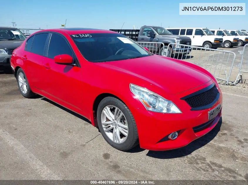 2013 Infiniti G37 Journey VIN: JN1CV6AP6DM301273 Lot: 40407696