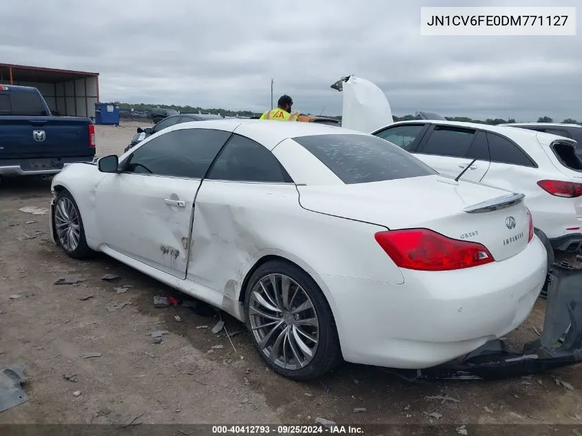 2013 Infiniti G37 VIN: JN1CV6FE0DM771127 Lot: 40412793