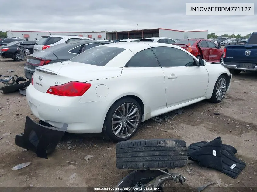 2013 Infiniti G37 VIN: JN1CV6FE0DM771127 Lot: 40412793