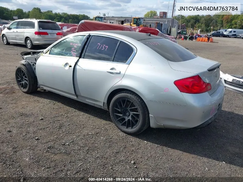 2013 Infiniti G37X VIN: JN1CV6AR4DM763784 Lot: 40414268