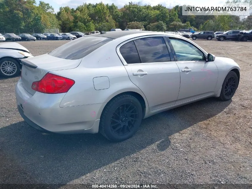 2013 Infiniti G37X VIN: JN1CV6AR4DM763784 Lot: 40414268