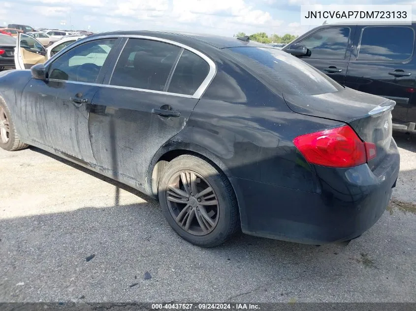 2013 Infiniti G37 Journey VIN: JN1CV6AP7DM723133 Lot: 40437527