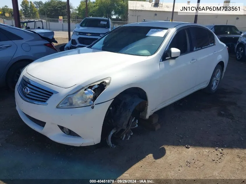 2013 Infiniti G37 Journey VIN: JN1CV6AP6DM723561 Lot: 40451878