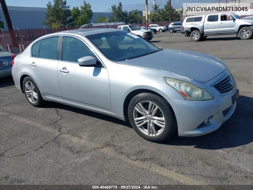 2013 Infiniti G37 Journey VIN: JN1CV6AP4DM713045 Lot: 40469778