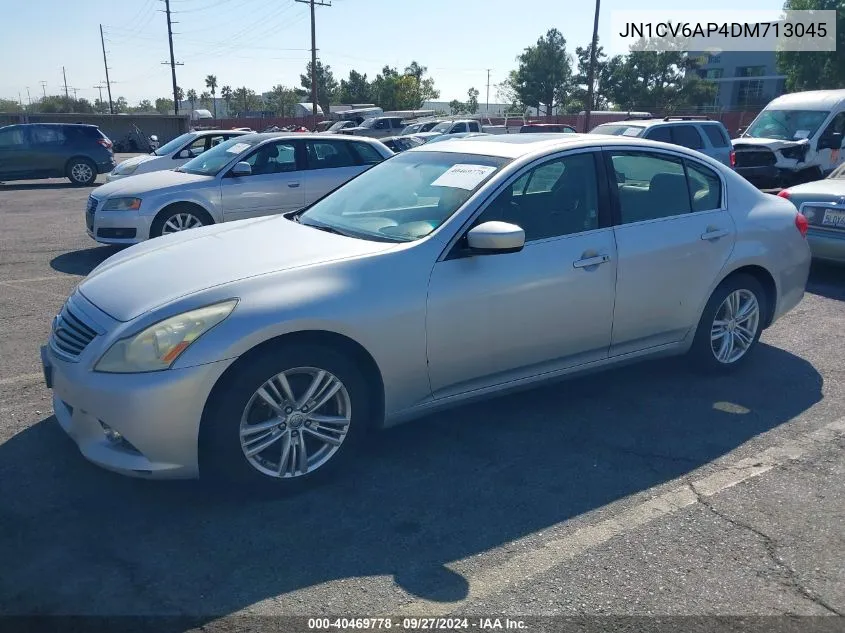 2013 Infiniti G37 Journey VIN: JN1CV6AP4DM713045 Lot: 40469778