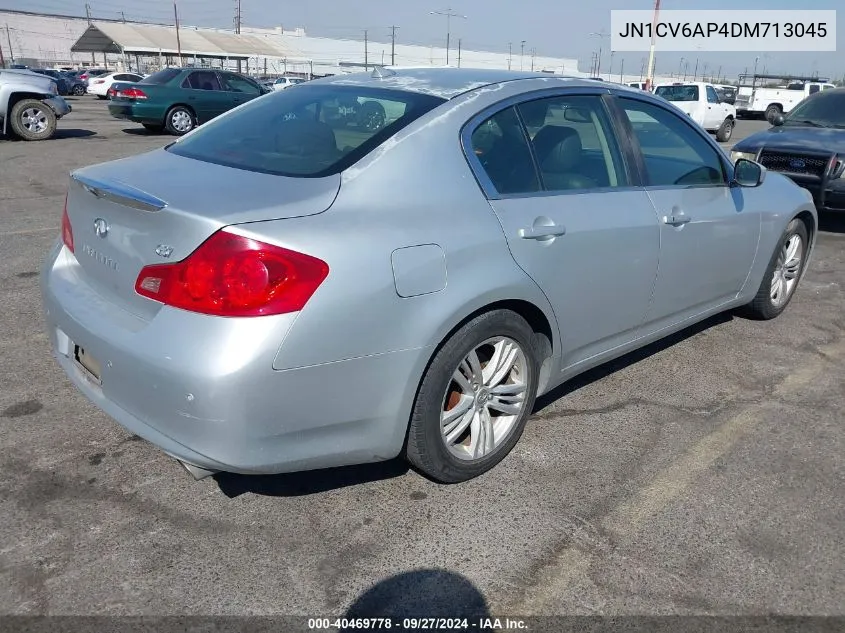 2013 Infiniti G37 Journey VIN: JN1CV6AP4DM713045 Lot: 40469778