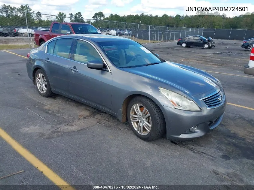 2013 Infiniti G37 Journey VIN: JN1CV6AP4DM724501 Lot: 40470276