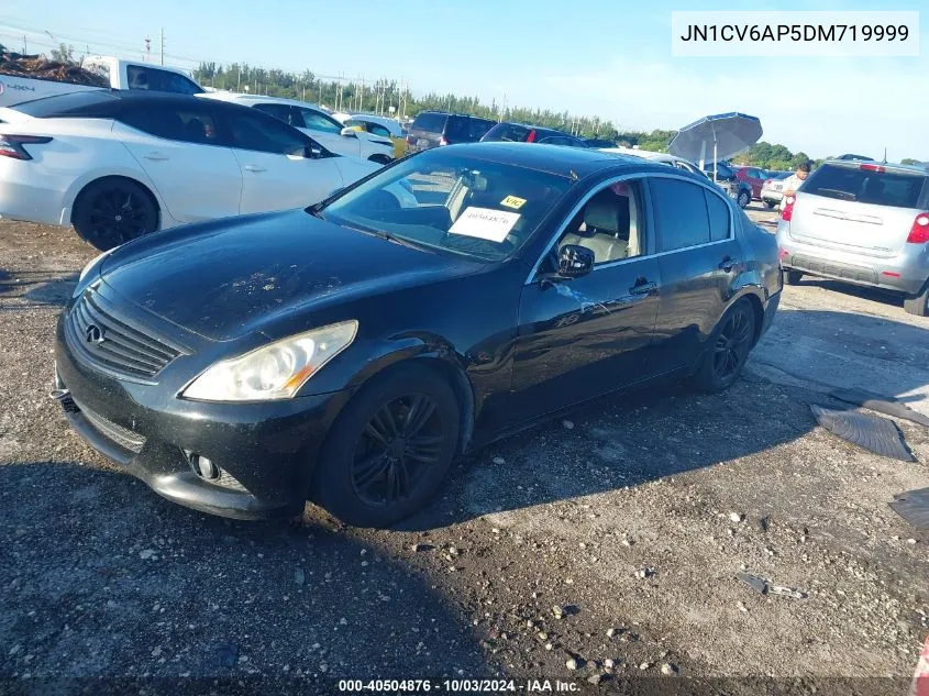 2013 Infiniti G37 Journey VIN: JN1CV6AP5DM719999 Lot: 40504876