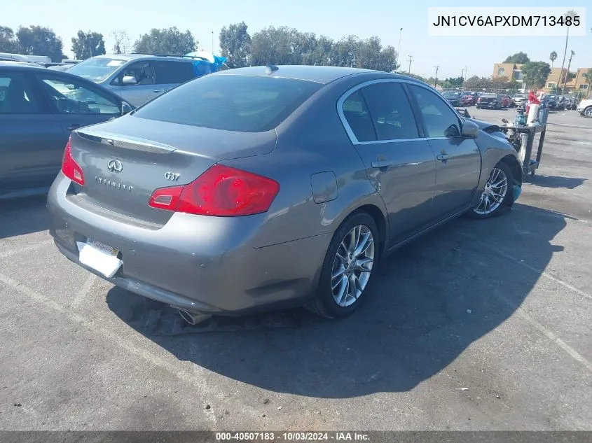 2013 Infiniti G37 Journey VIN: JN1CV6APXDM713485 Lot: 40507183