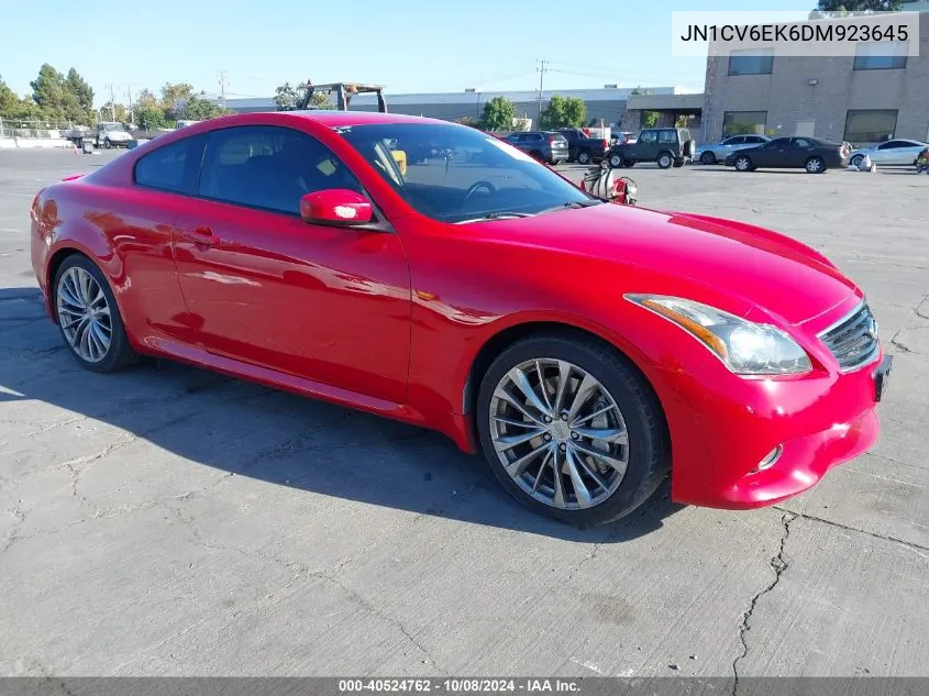 2013 Infiniti G37 Sport VIN: JN1CV6EK6DM923645 Lot: 40524762