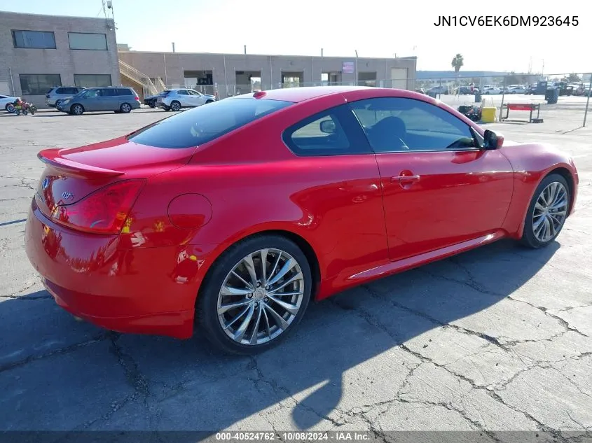 2013 Infiniti G37 Sport VIN: JN1CV6EK6DM923645 Lot: 40524762