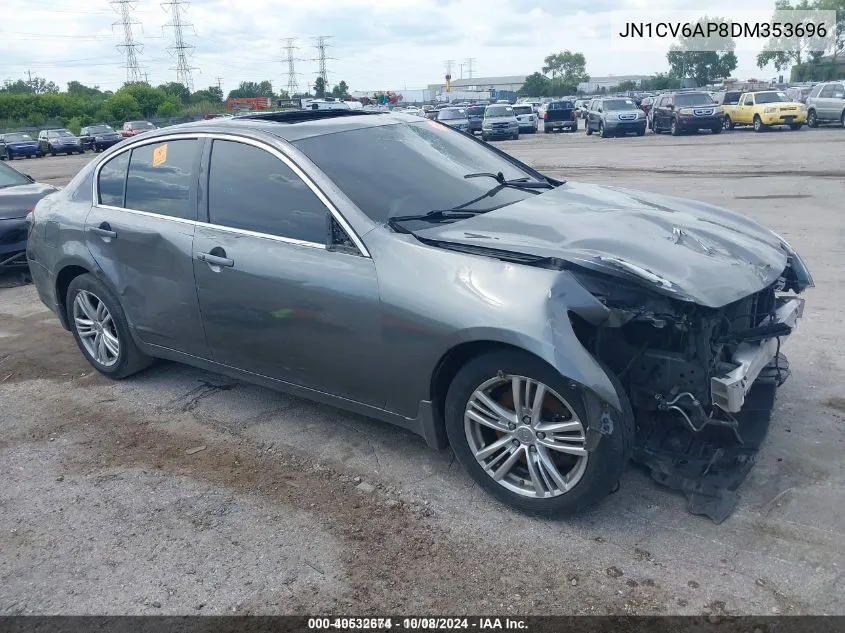 2013 Infiniti G37 Journey/Sport VIN: JN1CV6AP8DM353696 Lot: 40532674