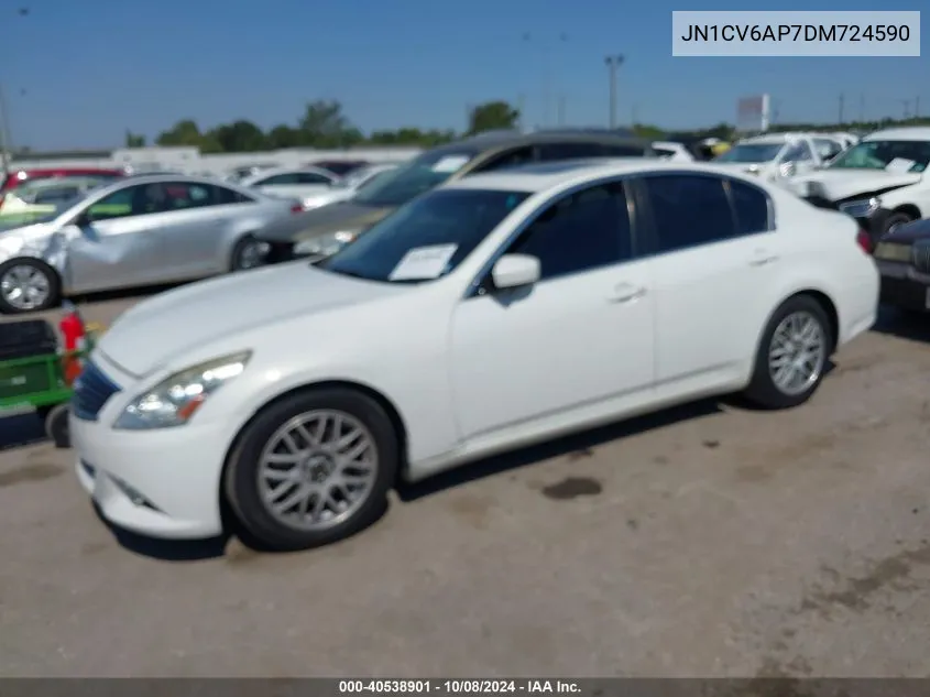 2013 Infiniti G37 Journey VIN: JN1CV6AP7DM724590 Lot: 40538901