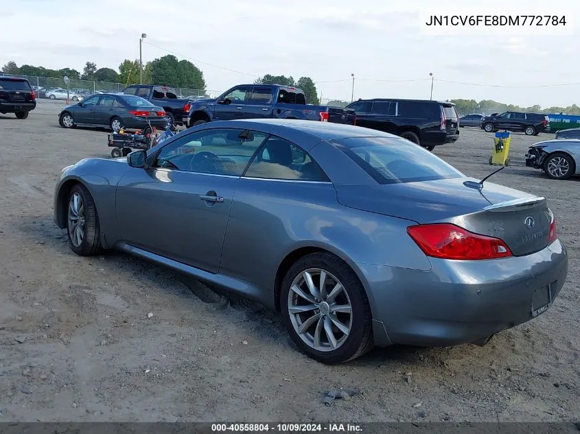 2013 Infiniti G37 VIN: JN1CV6FE8DM772784 Lot: 40558804