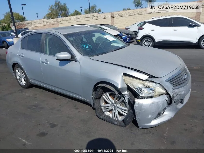 2013 Infiniti G37 Journey VIN: JN1CV6AP2DM719068 Lot: 40565041