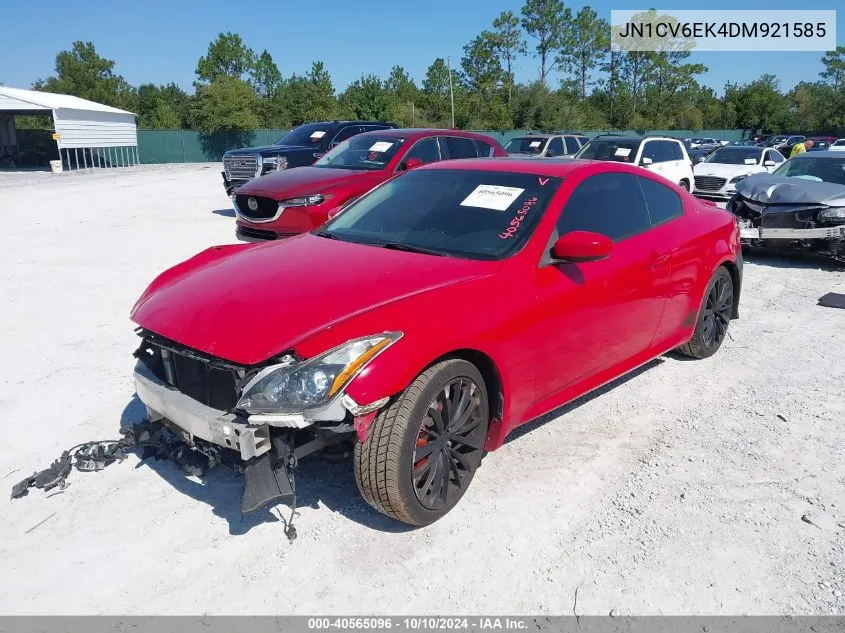 2013 Infiniti G37 Journey VIN: JN1CV6EK4DM921585 Lot: 40565096