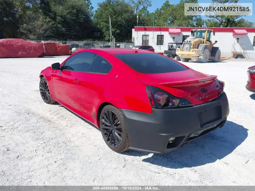 2013 Infiniti G37 Journey VIN: JN1CV6EK4DM921585 Lot: 40565096