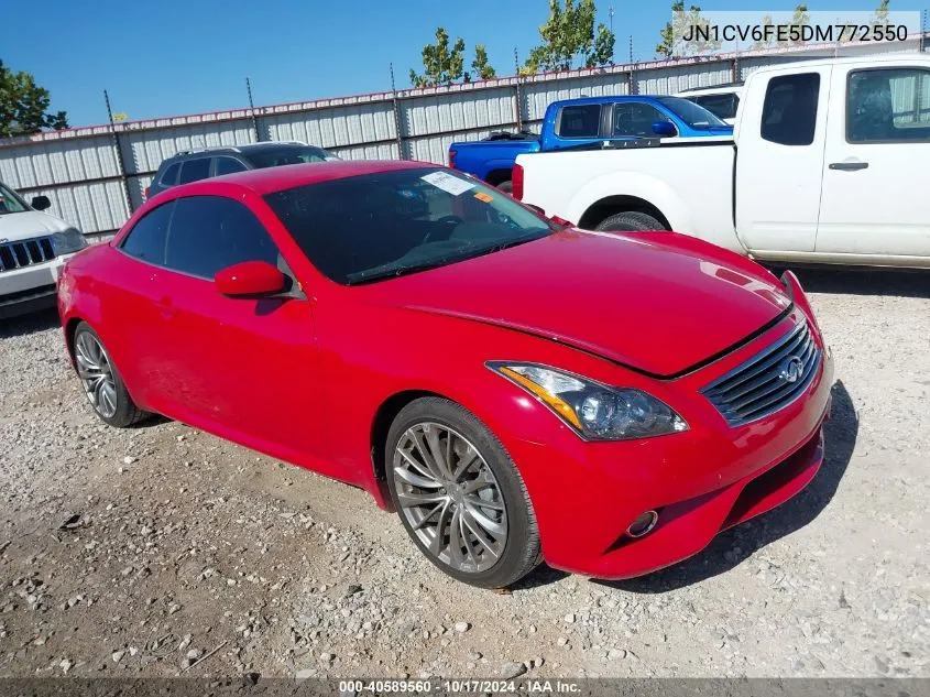 2013 Infiniti G37 VIN: JN1CV6FE5DM772550 Lot: 40589560