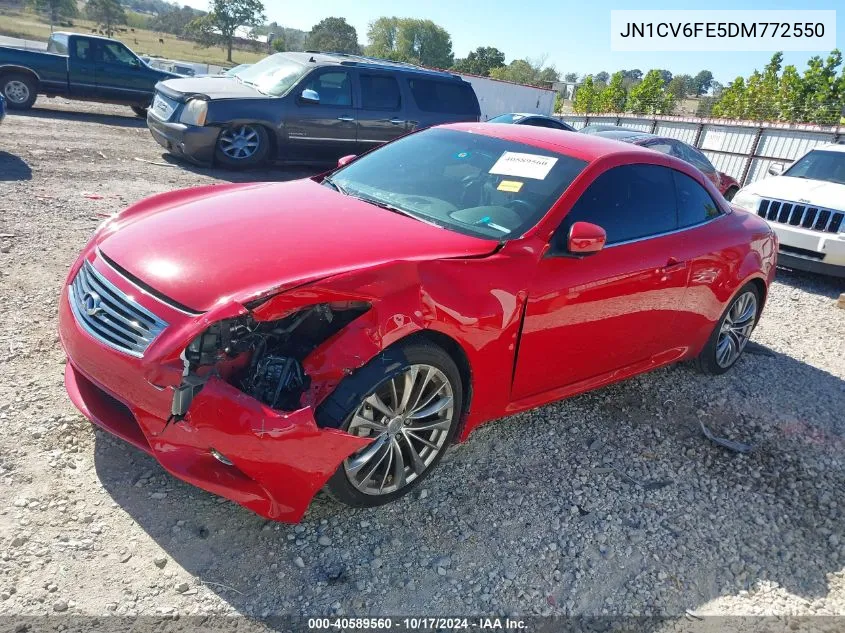 2013 Infiniti G37 VIN: JN1CV6FE5DM772550 Lot: 40589560