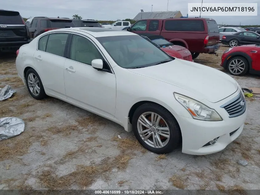 JN1CV6AP6DM718196 2013 Infiniti G37 Journey/Sport