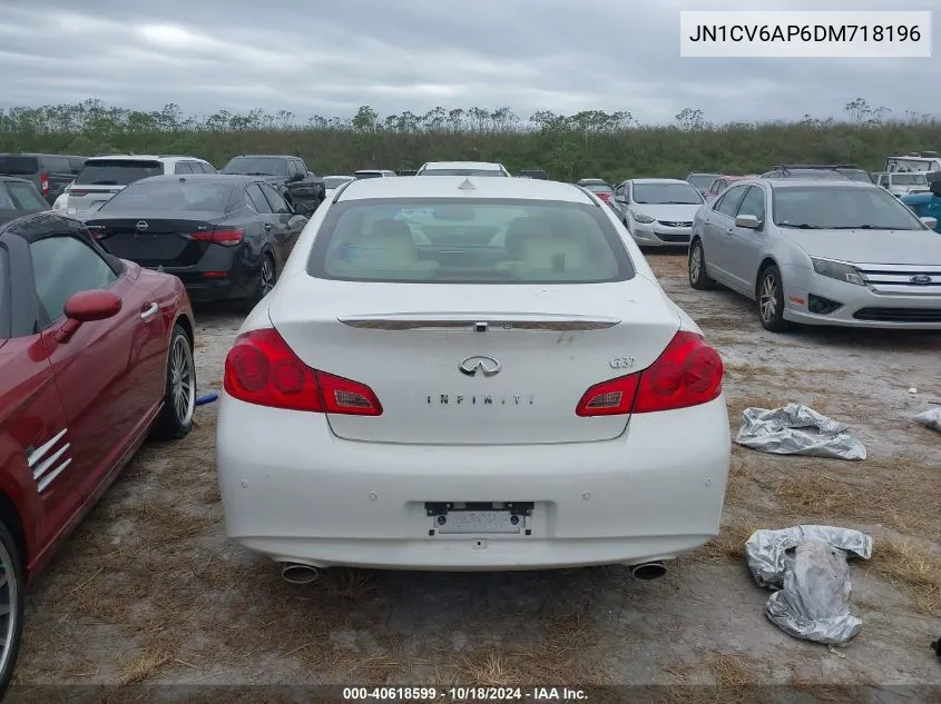 JN1CV6AP6DM718196 2013 Infiniti G37 Journey/Sport