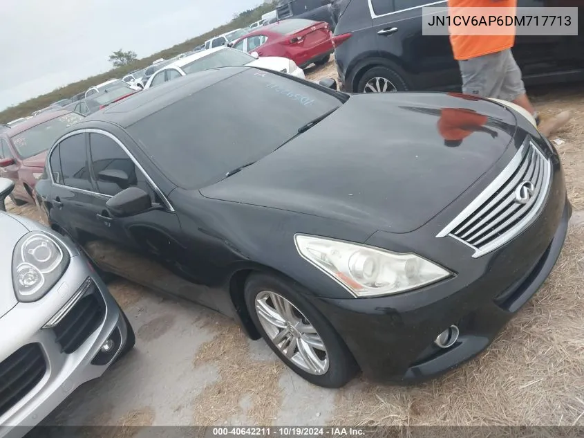 2013 Infiniti G37 Journey VIN: JN1CV6AP6DM717713 Lot: 40642211