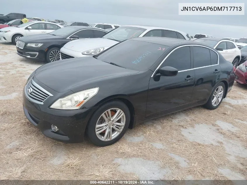 2013 Infiniti G37 Journey VIN: JN1CV6AP6DM717713 Lot: 40642211