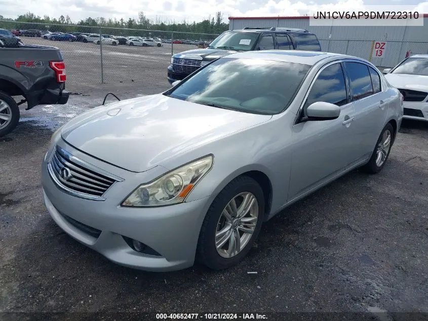 JN1CV6AP9DM722310 2013 Infiniti G37 Journey/Sport