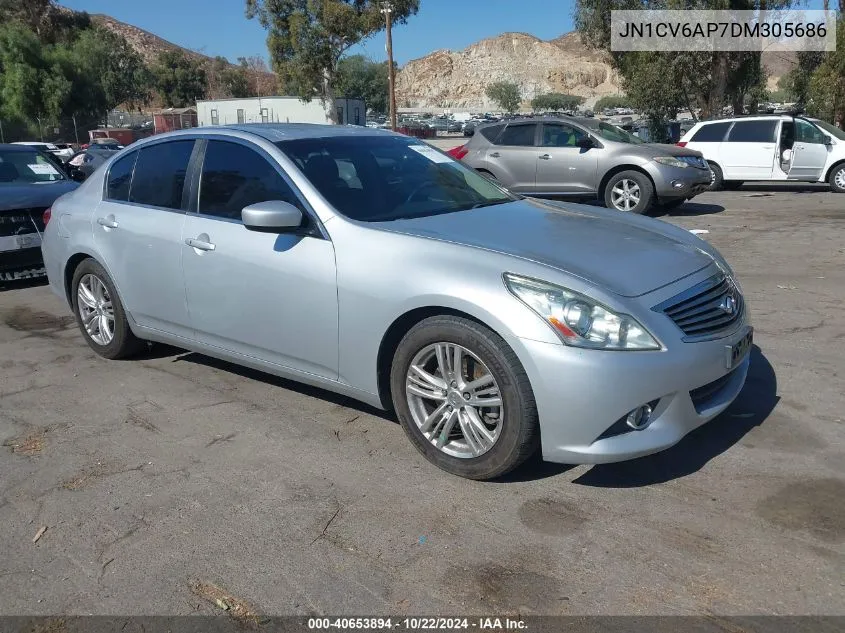 2013 Infiniti G37 Journey VIN: JN1CV6AP7DM305686 Lot: 40653894