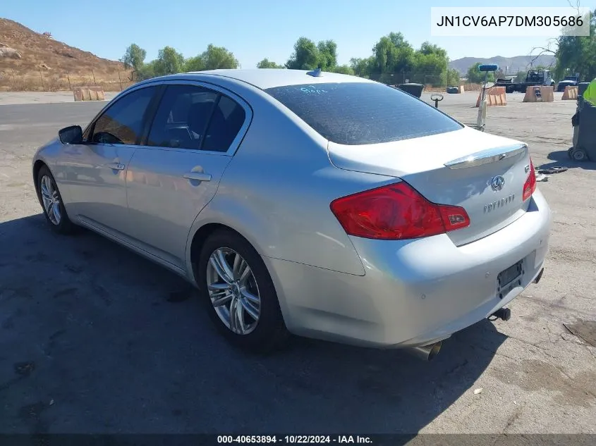 2013 Infiniti G37 Journey VIN: JN1CV6AP7DM305686 Lot: 40653894