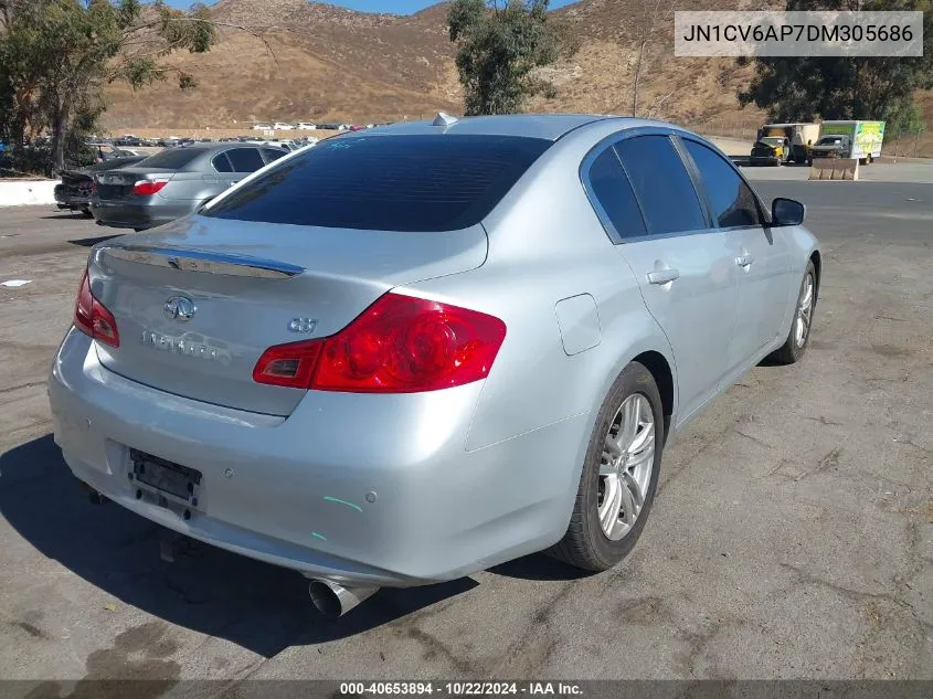 2013 Infiniti G37 Journey VIN: JN1CV6AP7DM305686 Lot: 40653894