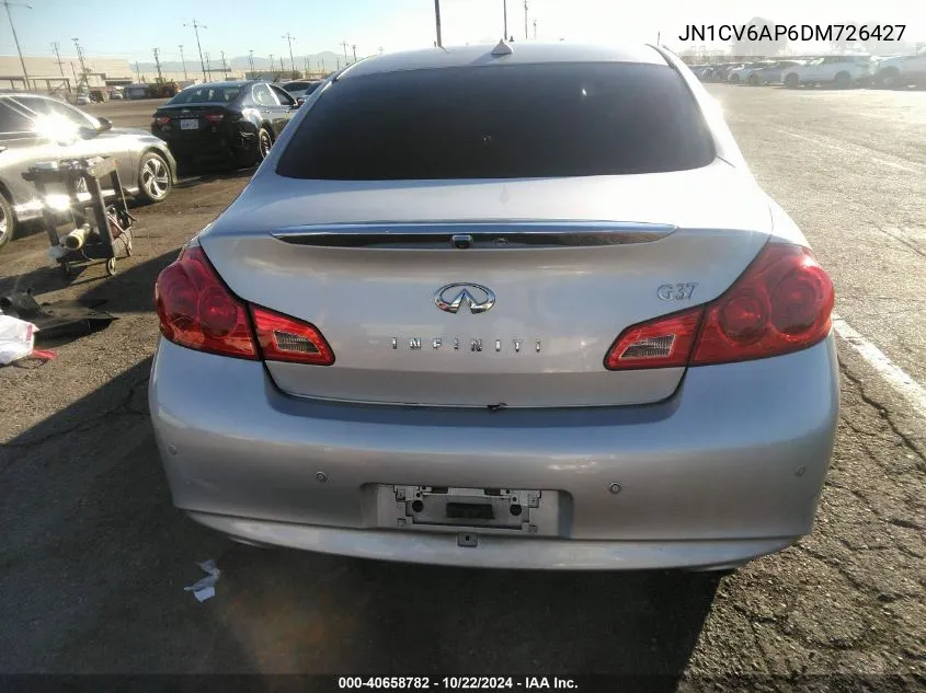 2013 Infiniti G37 Journey VIN: JN1CV6AP6DM726427 Lot: 40658782