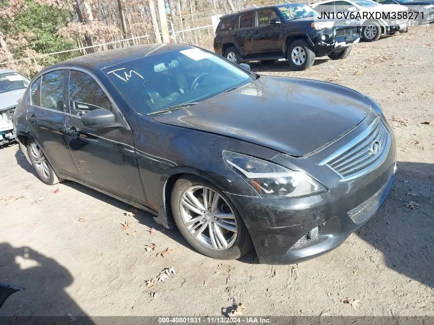 2013 Infiniti G37X VIN: JN1CV6ARXDM358271 Lot: 40801931