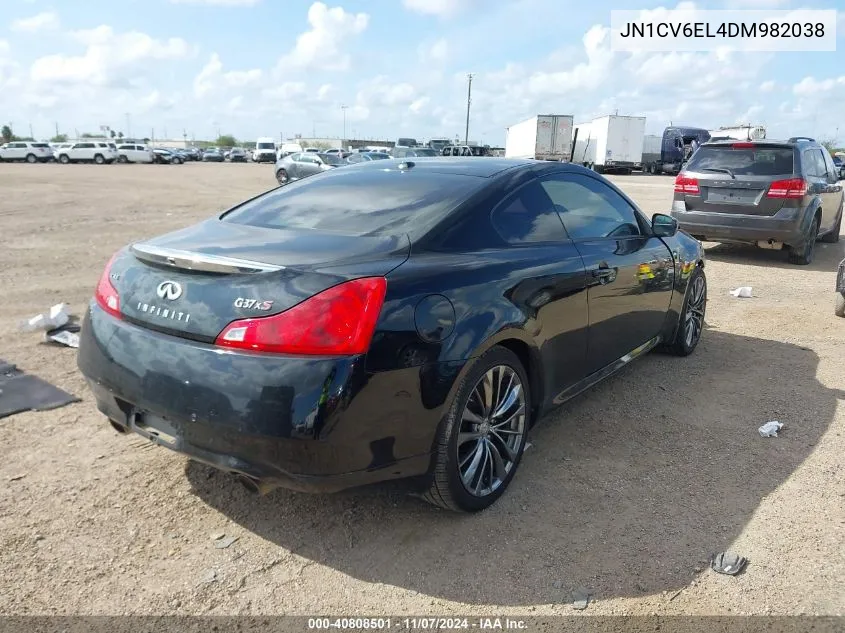 JN1CV6EL4DM982038 2013 Infiniti G37X