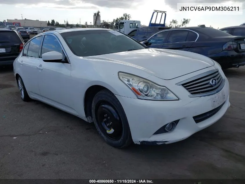 2013 Infiniti G37 Journey VIN: JN1CV6AP9DM306211 Lot: 40860650