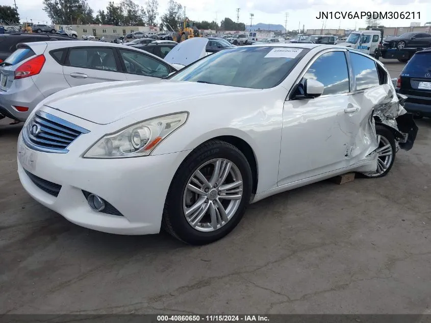 2013 Infiniti G37 Journey VIN: JN1CV6AP9DM306211 Lot: 40860650